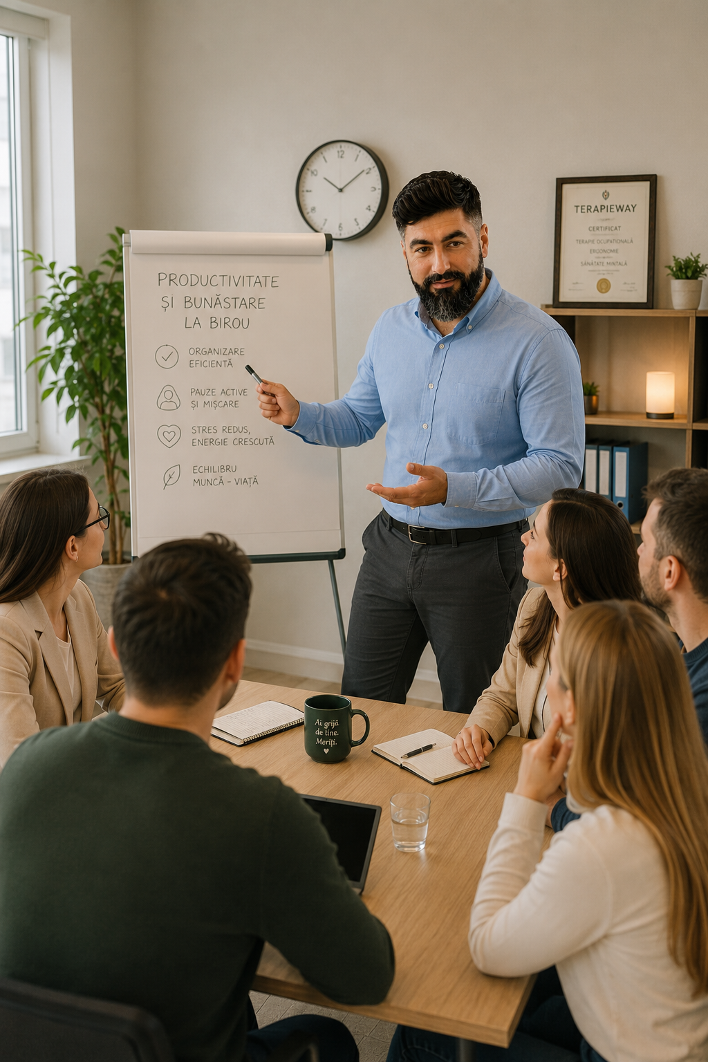 Workshop „Productivitate și bunăstare la birou”